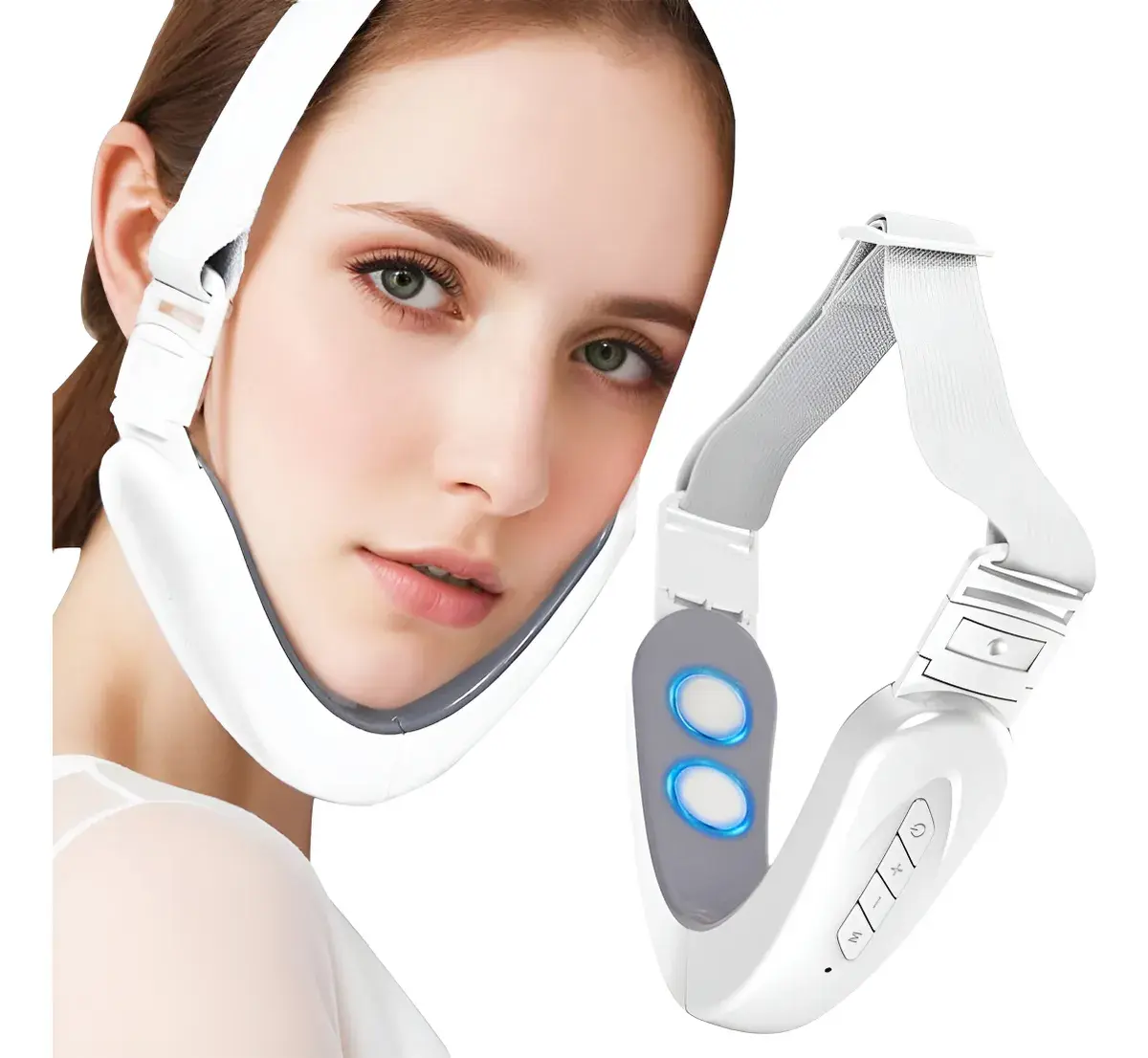 Máscara Reductora Papada Electroestimulacion V Face Lifting
