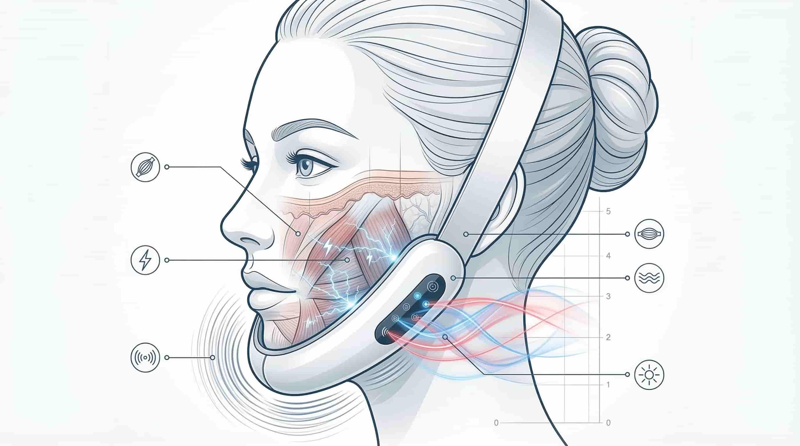 Imagen ilustrativa sobre masajeador facial v-face mercado libre: precio y cuotas sin interés