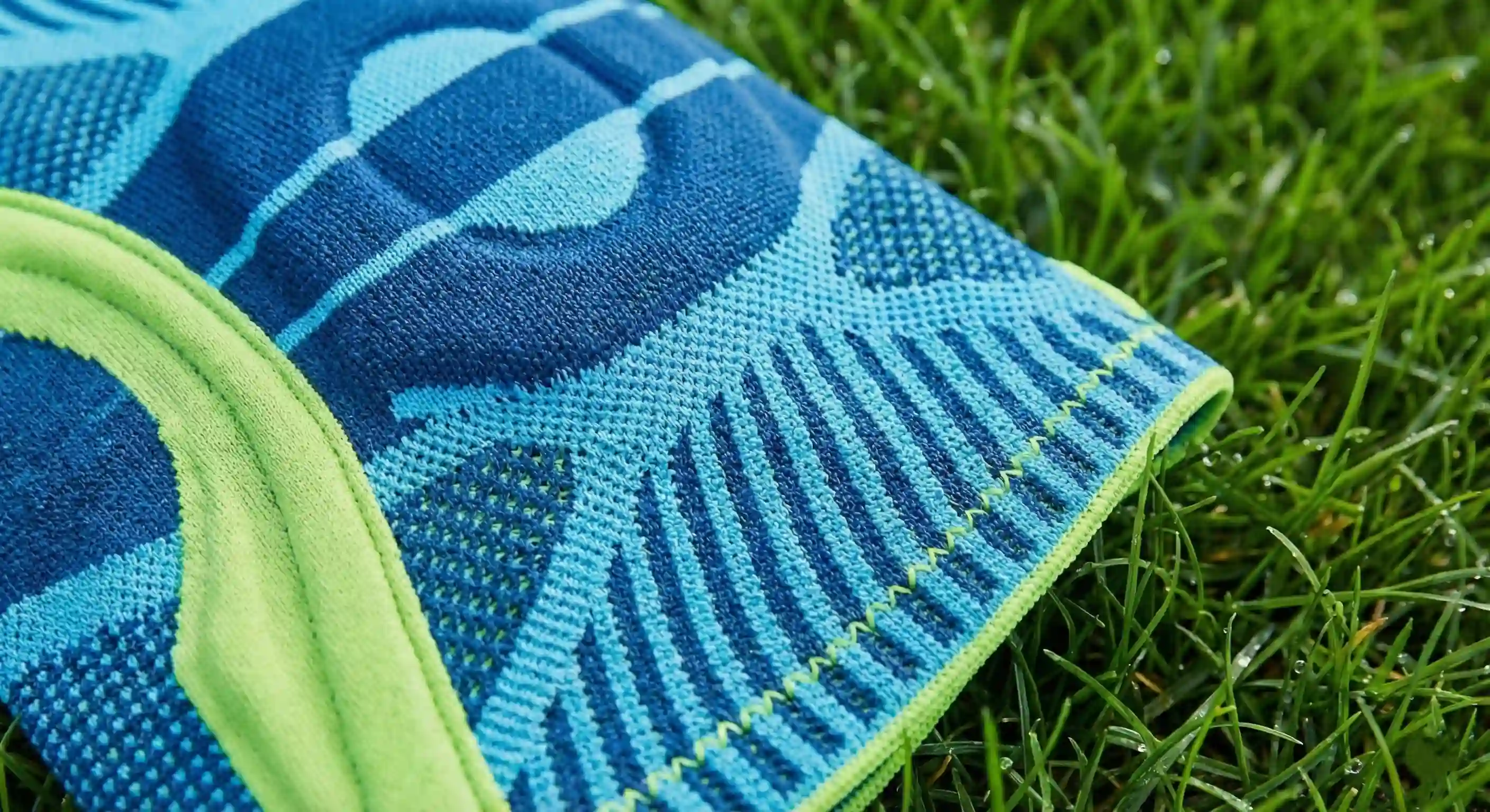 Tejido transpirable Airknit y almohadilla rotuliana Omega en rodillera Bauerfeind Sports