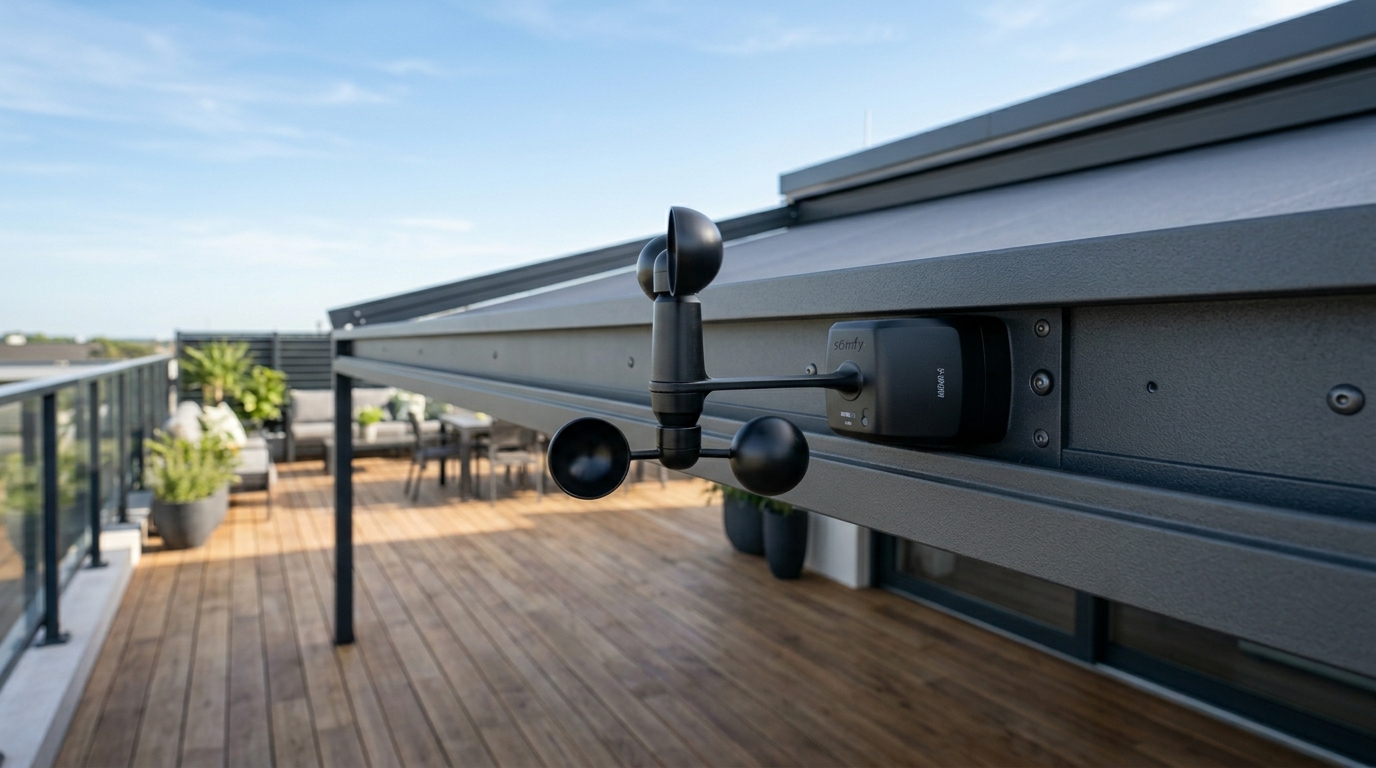 Cómo automatizar el toldo de tu terraza para protegerlo del viento y la lluvia