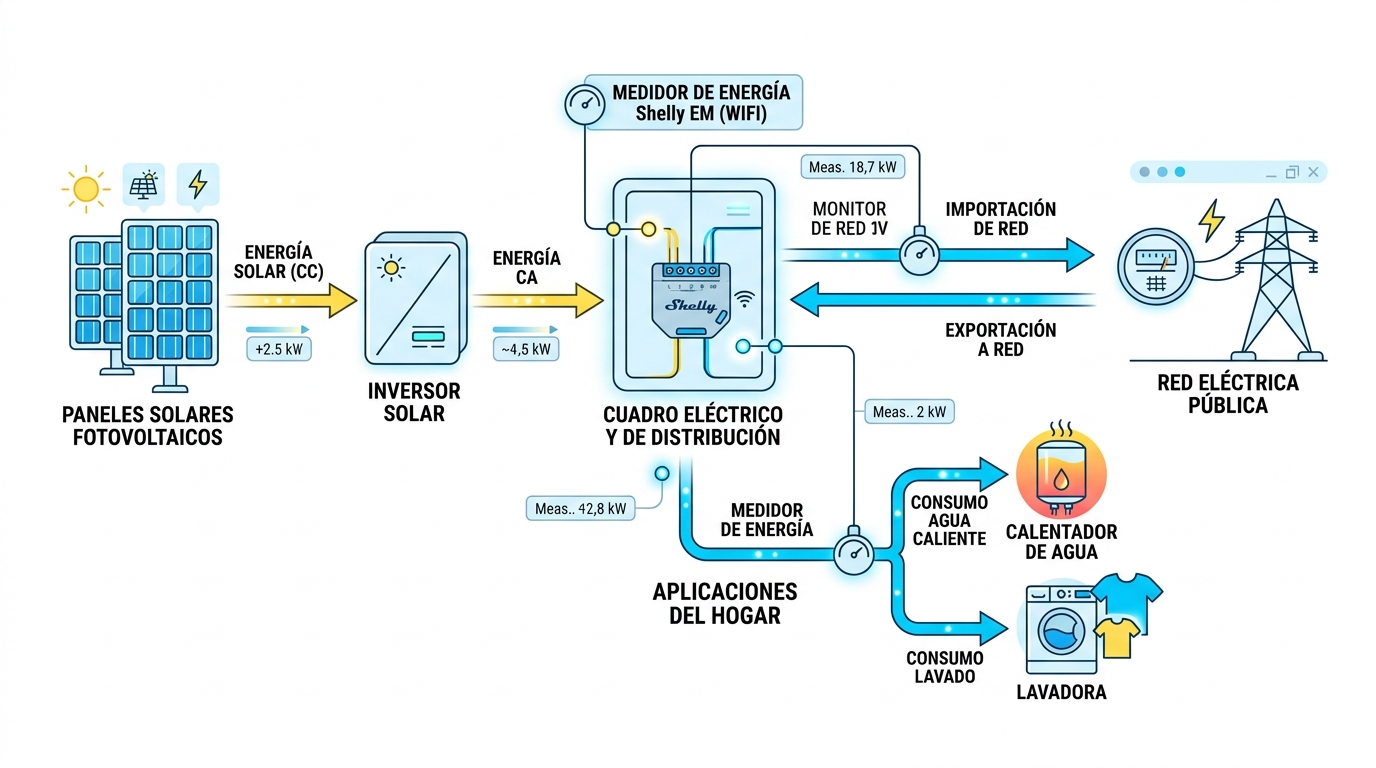 Energía Solar y Gestión de Excedentes